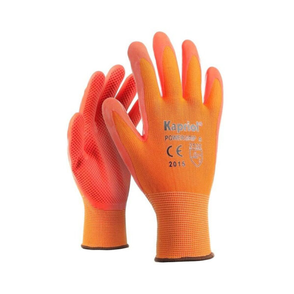 Kapriol Γάντια Εργασίας Poweρ Grip Πορτοκαλί -128016